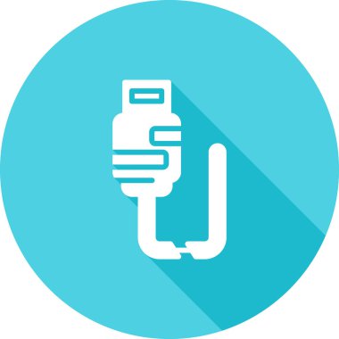 Fiş. Web simgesi basit illüstrasyon