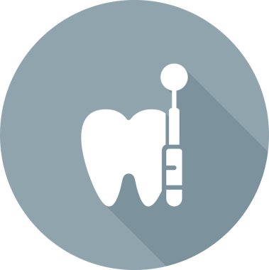 Diş vektörü illüstrasyon simgesi