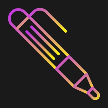 kalem simgesi vektör illüstrasyonu