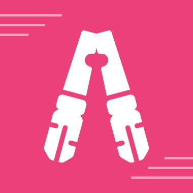 Modern bir simgenin vektör illüstrasyonu