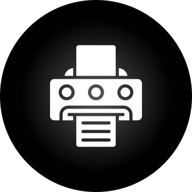 robot ikon vektör illüstrasyonu