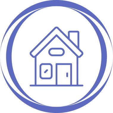 Ev ile evin vektör illüstrasyonu