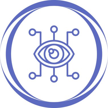 Göz simgesi. vektör illüstrasyonu