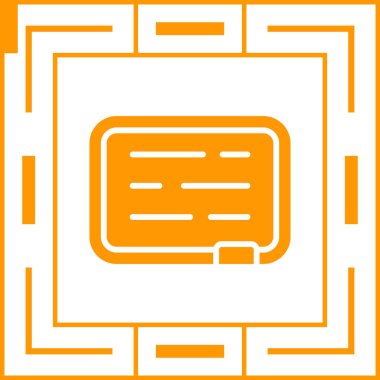 Web simgesi, vektör illüstrasyonunun çizimi