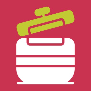 Gıda simgesinin vektör illüstrasyonu