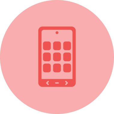 - Telefon. Web simgesi basit tasarım