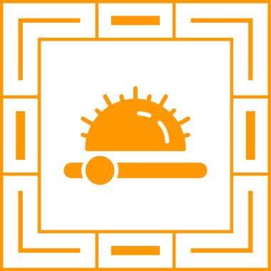 Basit bir kokteyl web simgesi, vektör illüstrasyonu