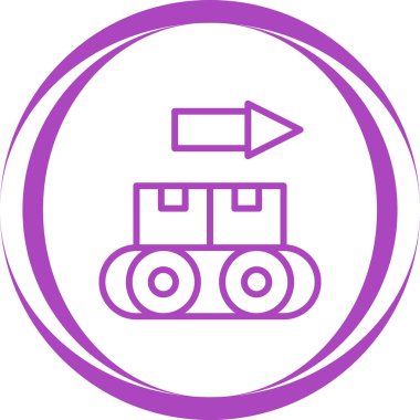 Modern bir simgenin vektör illüstrasyonu