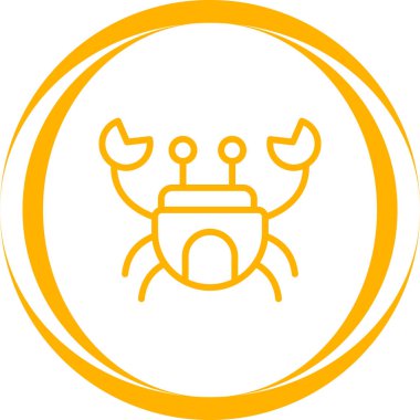 Çizgi film simgesinin vektör çizimi