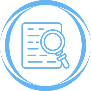 Arama simgesi vektör illüstrasyonu