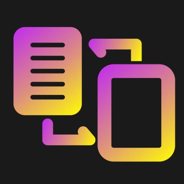 Belge simgesi soyut bir grupta izole edildi