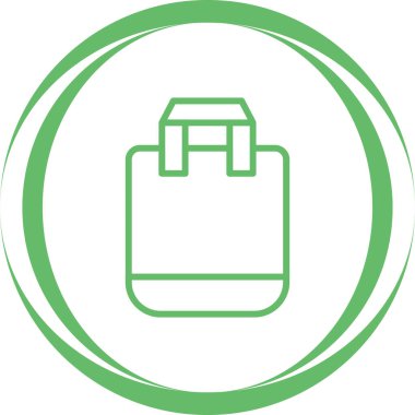 Gıda simgesi için torba illüstrasyonu