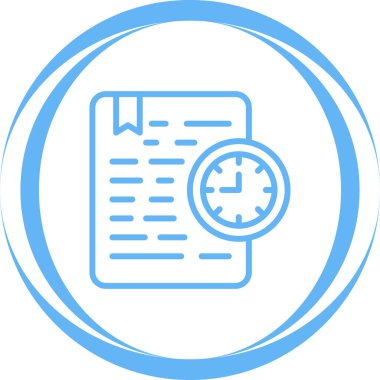 Belge. Web simgesi basit illüstrasyon