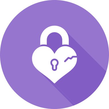 asma kilit web simge vektör çizim