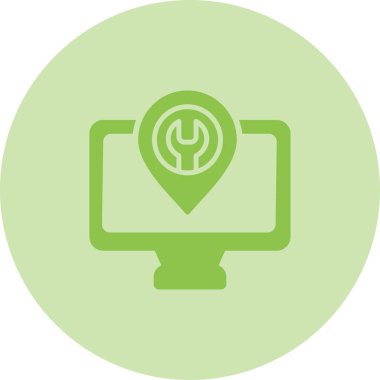 Bilgisayar web simge vektör çizim