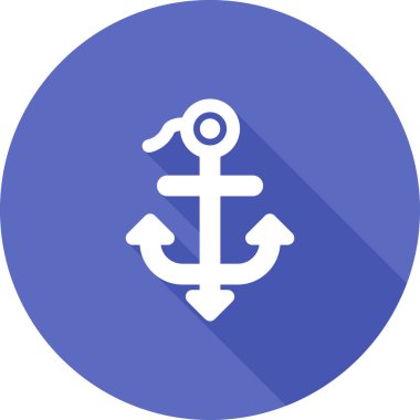 anchor vektör simgesi modern basit illüstrasyon