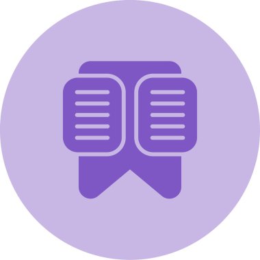 Kitap. Web simgesi basit illüstrasyon