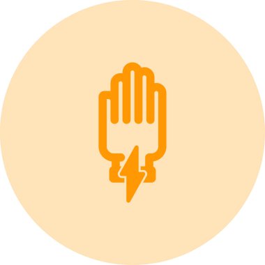 Bir insan elinin vektör çizimi