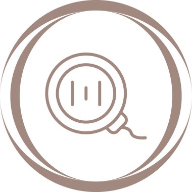 Vektör müzik simgesi illüstrasyonu