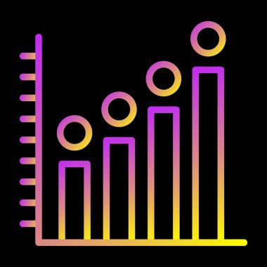 grafik ikonu vektör illüstrasyonu