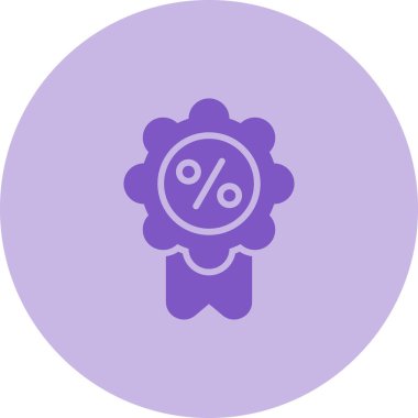 indirimli etiket vektörü simgesi modern basit tasarım