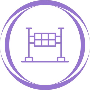 Modern b 'nin vektör illüstrasyonu eksik simgesi