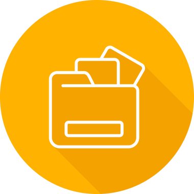 Dosya. Web simgesi basit illüstrasyon