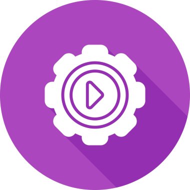 Modern simgenin vektör illüstrasyonu