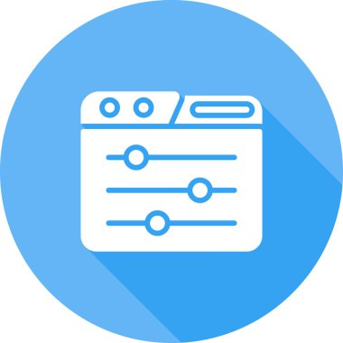 seo modern simgesinin vektör illüstrasyonu