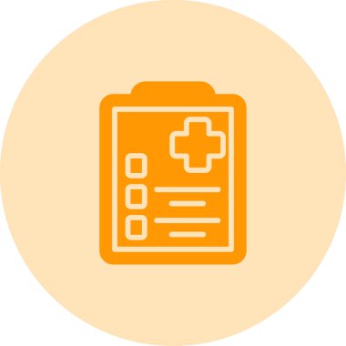 Basit ve minimalist tıbbi simge