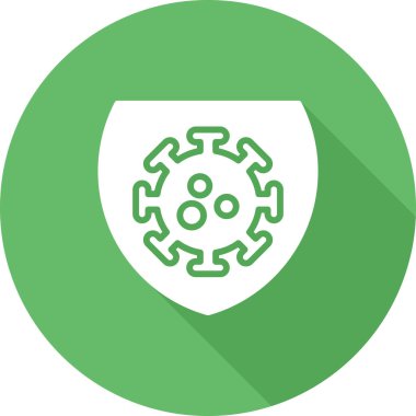 Kalkan. Web simgesi basit illüstrasyon