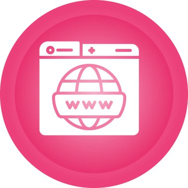 Web internet tarayıcı çizimi
