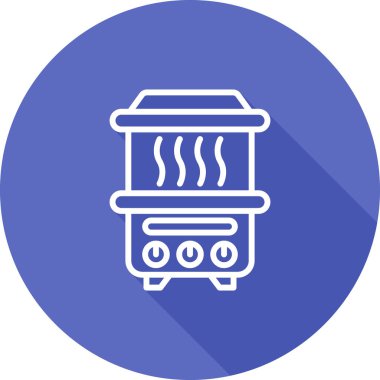 Barbekü. Web simgesi basit illüstrasyon