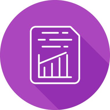 Belge simgesinin vektör illüstrasyonu