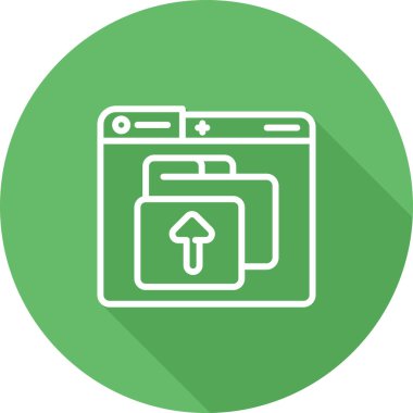 vektör download klasör simgesi