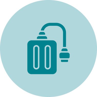 vektör elektrikli ısıtıcı simgesi