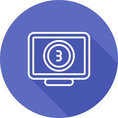 Saat simgesinin vektör illüstrasyonu