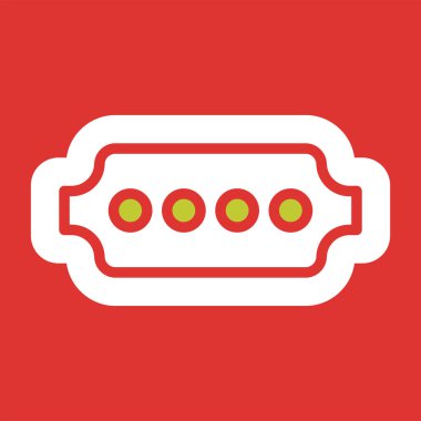 Gıda simgesinin vektör illüstrasyonu