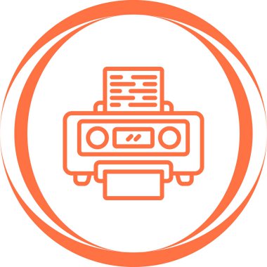 Modern oto tamir simgesinin vektör illüstrasyonu