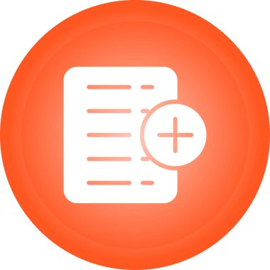 belge düz vektör simgesi