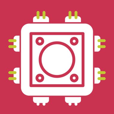 Robotun vektör düzlüğü simgesi