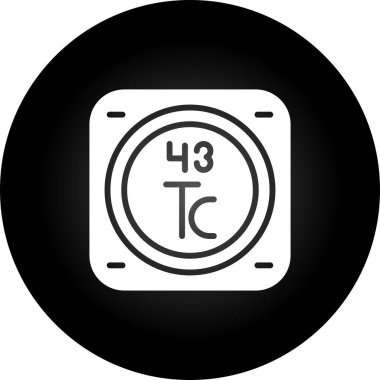 metal kimyasal element simgesi, basit satır biçimi