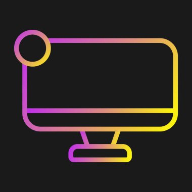 Modern simgenin vektör illüstrasyonu