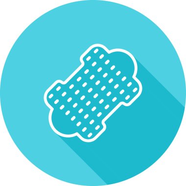 Modern b 'nin vektör illüstrasyonu eksik simgesi