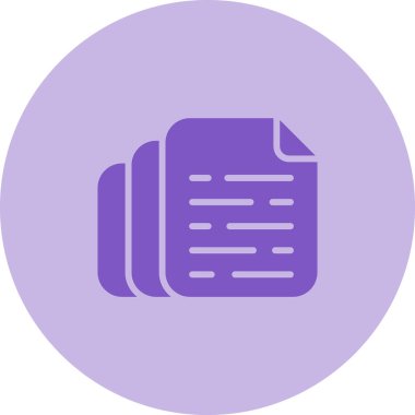 Dosya simgesinin vektör illüstrasyonu