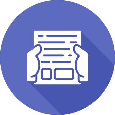 Kitap. Web simgesi basit illüstrasyon