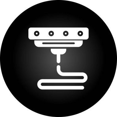 Modern b 'nin vektör illüstrasyonunda su ikonu yok