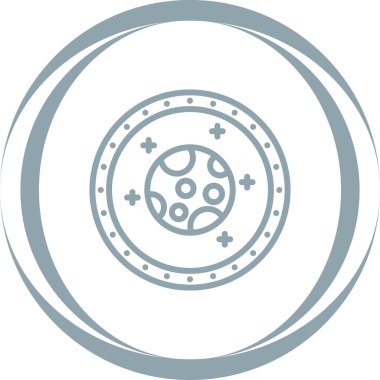 vektör ay simgesi illüstrasyonu