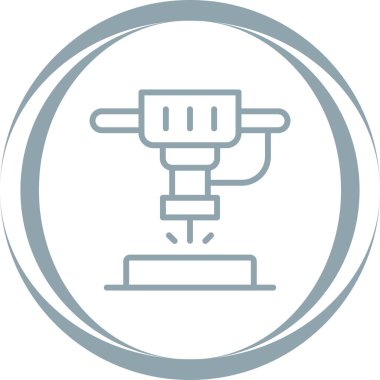 Bir b eksikliği simgesinin vektör çizimi