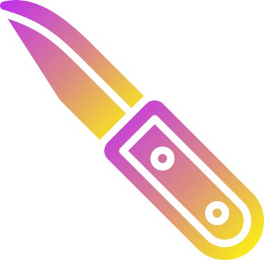 bıçak simgesi vektör illüstrasyonu